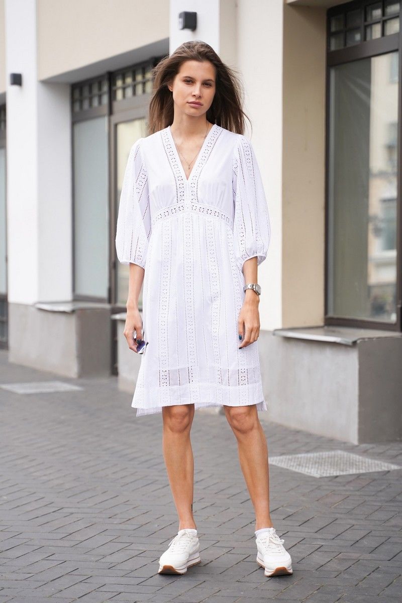 Хлопковое платье Motif