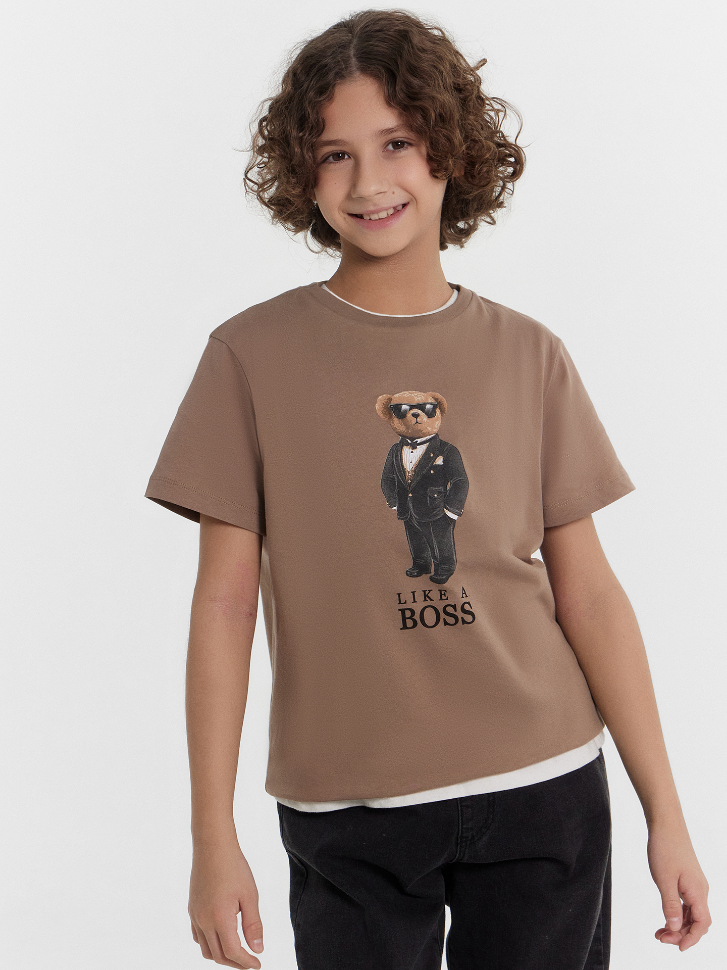 Майки Mark Formelle 113379/24-27790П-0 мокко_печать_3_сл_на_пол