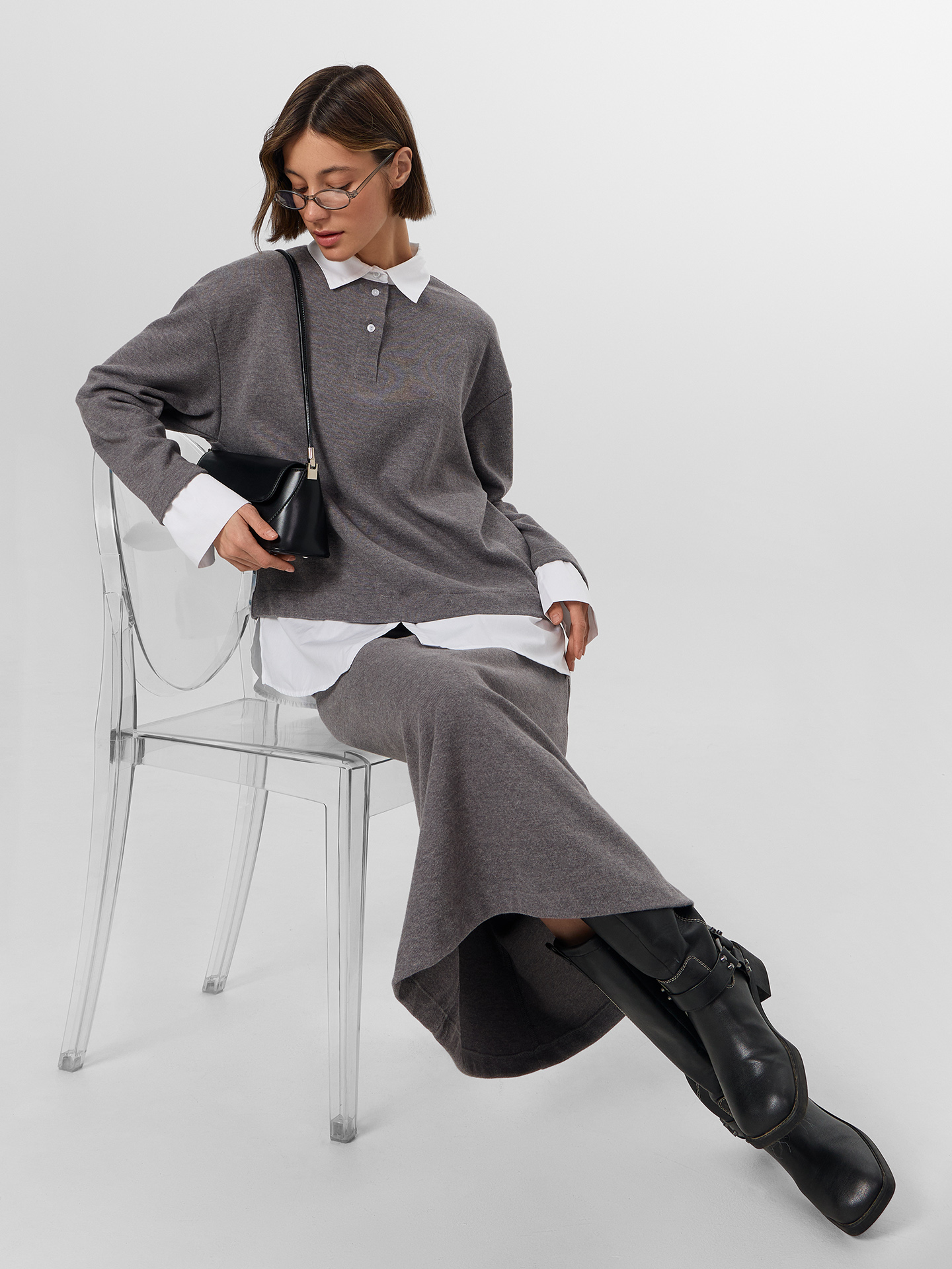 Джемперы Mark Formelle 122816/25-39393Ц-26 серый_меланж_Gulle_4654_D