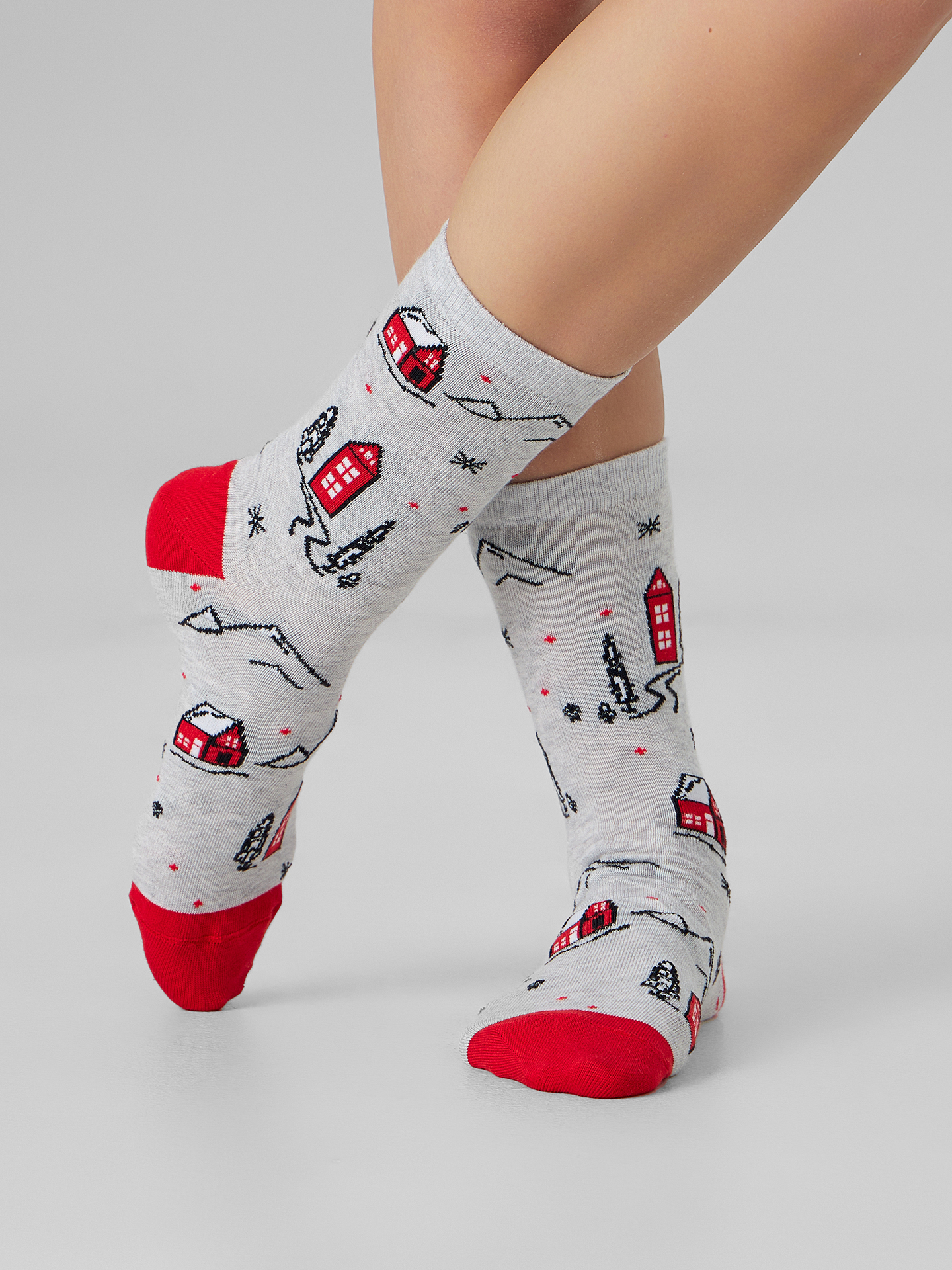 Носки и гольфы Mark Formelle 273K-3433/25273K-1 св.серый_меланж_рис.3433