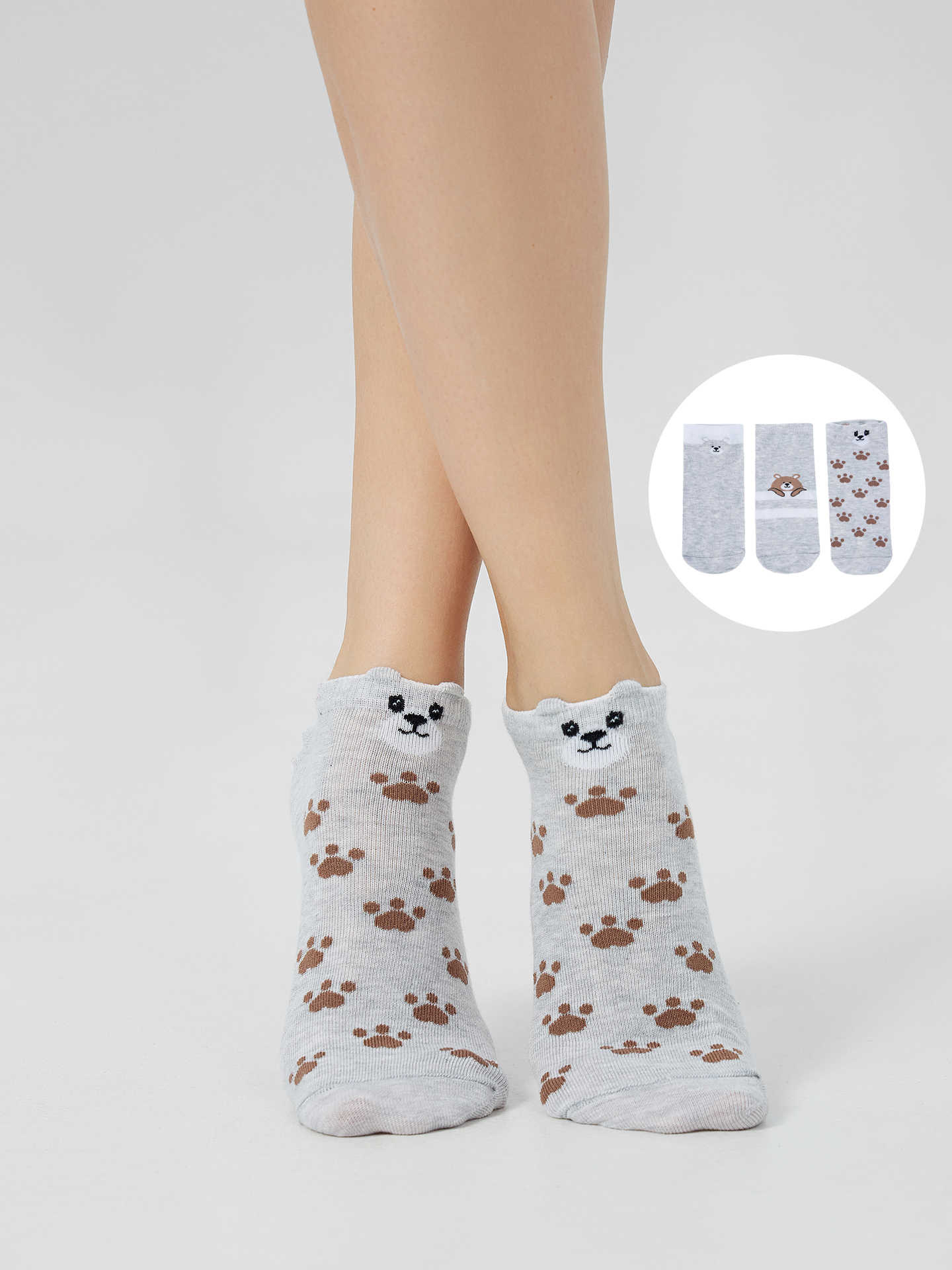 Колготки, носки и гольфы Mark Formelle 406A-3178/B3-253406A св.серый_меланж_3_рис.3178