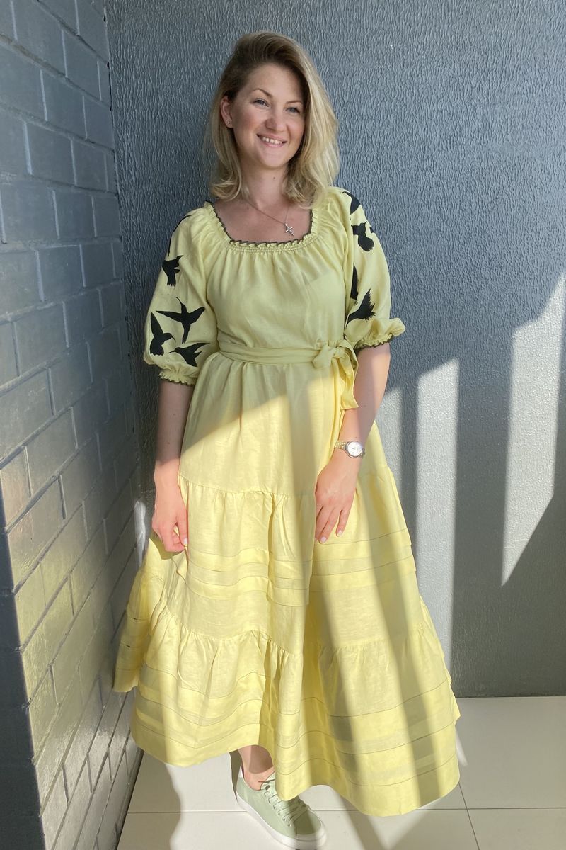 Льняное платье Pavlova