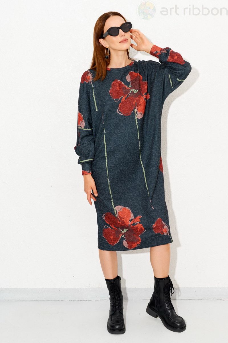 Трикотажное платье Art Ribbon