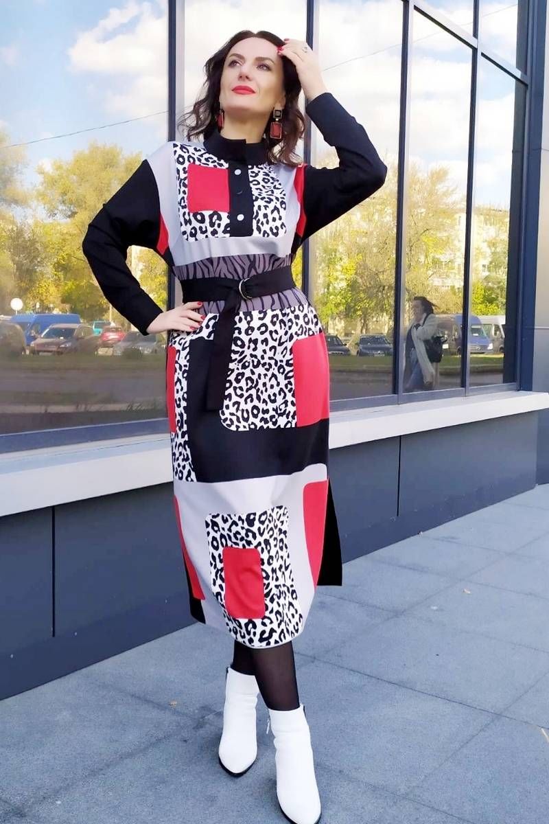 Трикотажное платье Amelia Lux