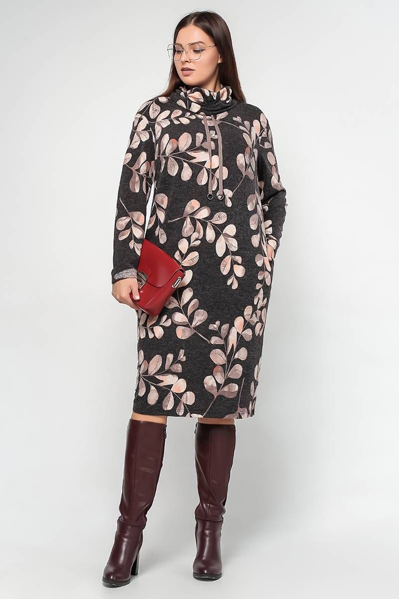 Трикотажное платье La rouge