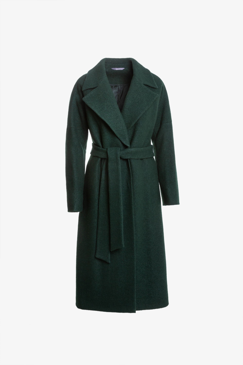 Пальто Elema 6-11210-1-164 зелёный