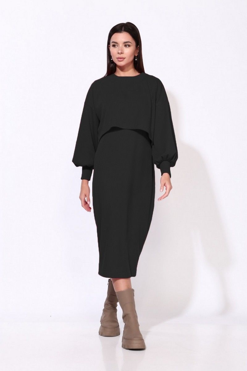 Комплекты с платьем Faufilure С1334 черный