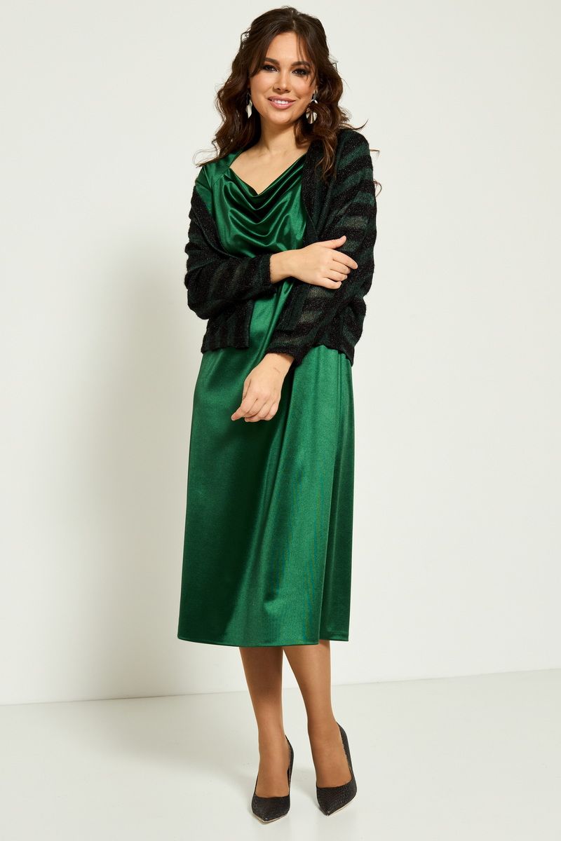 Комплекты с платьем Магия моды 2196 зеленый